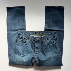 Banana Republic Vintage Straight Men's Denim Blue Jeans Size 33x32